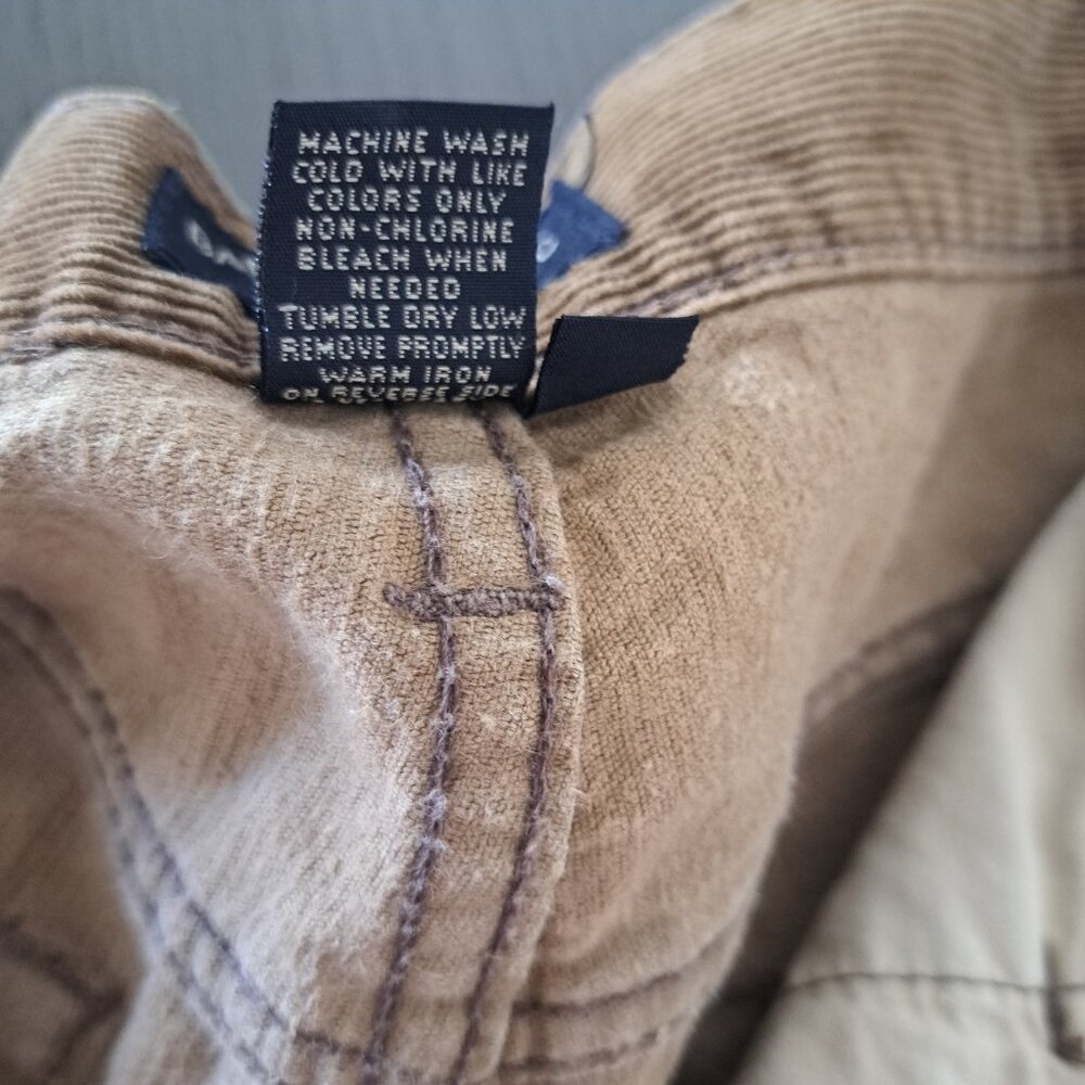 Banana Republic Made in Italy Vintage Jeans Brown Cotton Corduroy Pants Men 36R - Picture 8 of 16